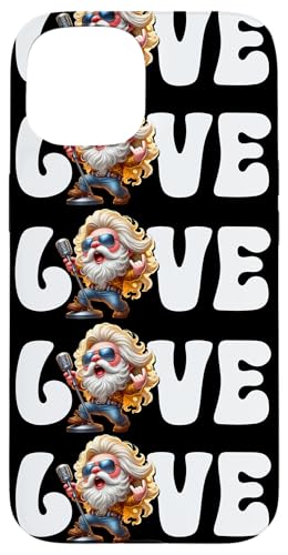 Love Rock Harderock Gnome With Rocker Hands For Singing Dad Hülle für iPhone 15 Love Rock Harderock Gnome With Rocker Hands For Singing Dad Hülle für iPhone 15 von Funny Rocker Gifts For Women & Men Hardrock Gnome