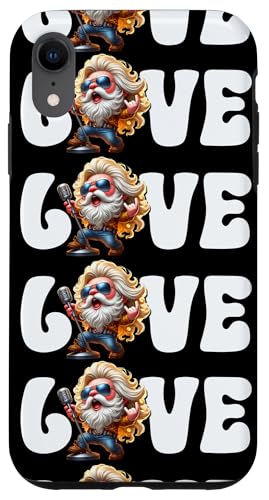 Love Rock Harderock Gnome With Rocker Hands For Singing Dad Hülle für iPhone XR Love Rock Harderock Gnome With Rocker Hands For Singing Dad Hülle für iPhone XR von Funny Rocker Gifts For Women & Men Hardrock Gnome
