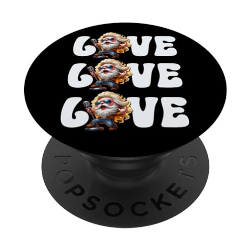 Love Rock Harderock Gnome With Rocker Hands For Singing Dad PopSockets Klebender PopGrip Love Rock Harderock Gnome With Rocker Hands For Singing Dad PopSockets Klebender PopGrip von Funny Rocker Gifts For Women & Men Hardrock Gnome