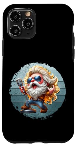 Retro Hippie Gnome Dad With Rocker Hands Vintage Rockstar Hülle für iPhone 11 Pro Retro Hippie Gnome Dad With Rocker Hands Vintage Rockstar Hülle für iPhone 11 Pro von Funny Rocker Gifts For Women & Men Hardrock Gnome