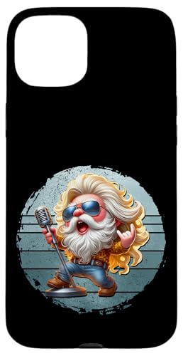 Retro Hippie Gnome Dad With Rocker Hands Vintage Rockstar Hülle für iPhone 15 Plus Retro Hippie Gnome Dad With Rocker Hands Vintage Rockstar Hülle für iPhone 15 Plus von Funny Rocker Gifts For Women & Men Hardrock Gnome