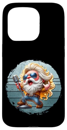 Retro Hippie Gnome Dad With Rocker Hands Vintage Rockstar Hülle für iPhone 15 Pro Retro Hippie Gnome Dad With Rocker Hands Vintage Rockstar Hülle für iPhone 15 Pro von Funny Rocker Gifts For Women & Men Hardrock Gnome