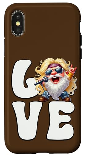 Rocker Teacher Gnome Graphic For Women And Men Who Love Rock Hülle für iPhone X/XS Rocker Teacher Gnome Graphic For Women And Men Who Love Rock Hülle für iPhone X/XS von Funny Rocker Gifts For Women & Men Hardrock Gnome
