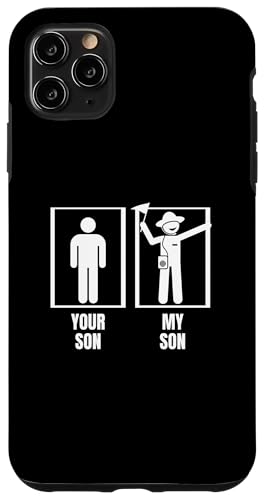 Dein Sohn, mein Sohn, Papa, Vater, Mama, Lustiger Safari-Reiseleiter Hülle für iPhone 11 Pro Max von Funny Safari Tour Guide Outfit
