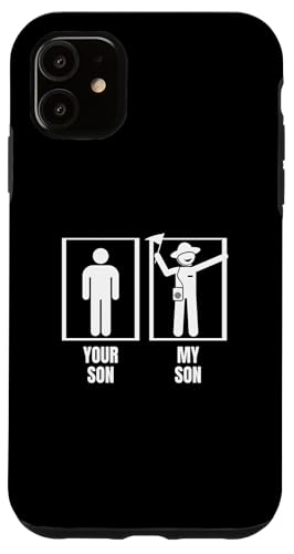 Dein Sohn, mein Sohn, Papa, Vater, Mama, Lustiger Safari-Reiseleiter Hülle für iPhone 11 von Funny Safari Tour Guide Outfit