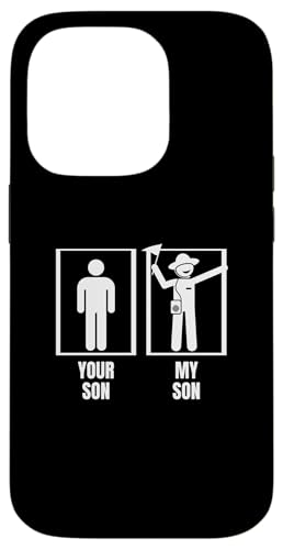 Dein Sohn, mein Sohn, Papa, Vater, Mama, Lustiger Safari-Reiseleiter Hülle für iPhone 14 Pro von Funny Safari Tour Guide Outfit