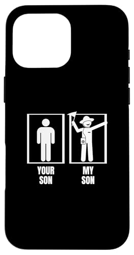 Dein Sohn, mein Sohn, Papa, Vater, Mama, Lustiger Safari-Reiseleiter Hülle für iPhone 16 Pro Max von Funny Safari Tour Guide Outfit