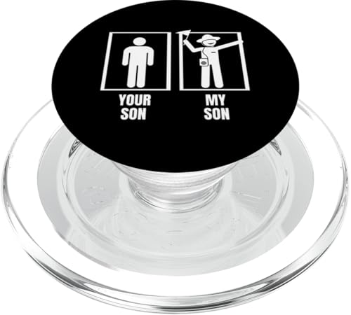 Dein Sohn, mein Sohn, Papa, Vater, Mama, Lustiger Safari-Reiseleiter PopSockets PopGrip für MagSafe Dein Sohn, mein Sohn, Papa, Vater, Mama, Lustiger Safari-Reiseleiter PopSockets PopGrip für MagSafe von Funny Safari Tour Guide Outfit