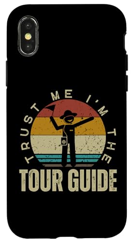 I'm The Tour Guide Lustiger Reiseführer Safari Touristenführer Hülle für iPhone X/XS von Funny Safari Tour Guide Outfit