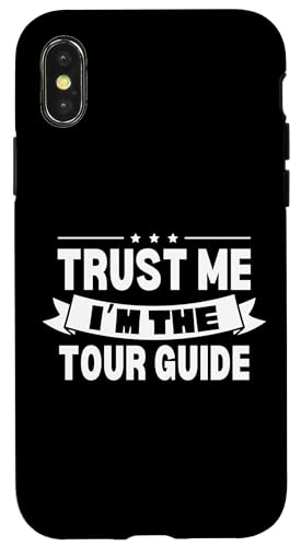 I'm The Tour Guide Lustiger Reiseführer Safari Touristenführer Hülle für iPhone X/XS von Funny Safari Tour Guide Outfit