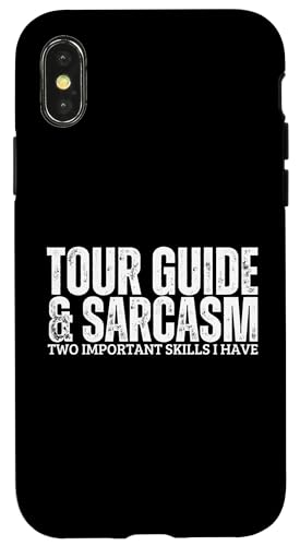 Reiseleiter und Sarkasmus Funny Safari Tour Guide Hülle für iPhone X/XS von Funny Safari Tour Guide Outfit