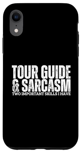 Reiseleiter und Sarkasmus Funny Safari Tour Guide Hülle für iPhone XR von Funny Safari Tour Guide Outfit