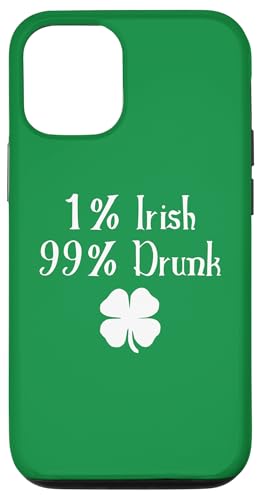 1 % Irisch, 99 % betrunkene St. Patrick's Day Witze Hülle für iPhone 12/12 Pro 1 % Irisch, 99 % betrunkene St. Patrick's Day Witze Hülle für iPhone 12/12 Pro von Funny Saint Patrick's Day Apparel