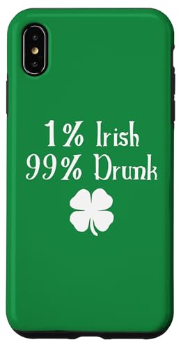 1 % Irisch, 99 % betrunkene St. Patrick's Day Witze Hülle für iPhone XS Max 1 % Irisch, 99 % betrunkene St. Patrick's Day Witze Hülle für iPhone XS Max von Funny Saint Patrick's Day Apparel