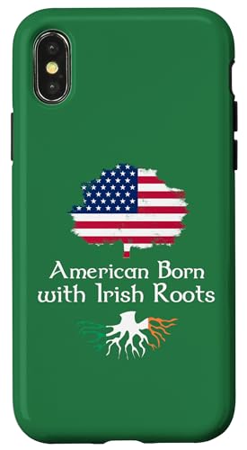 American Grown Irish Roots Heritage St. Patrick's Day Tree Hülle für iPhone X/XS American Grown Irish Roots Heritage St. Patrick's Day Tree Hülle für iPhone X/XS von Funny Saint Patrick's Day Apparel