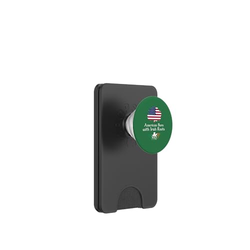 American Grown Irish Roots Heritage St. Patrick's Day Tree PopSockets PopWallet für MagSafe American Grown Irish Roots Heritage St. Patrick's Day Tree PopSockets PopWallet für MagSafe von Funny Saint Patrick's Day Apparel