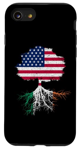 American Irish Tree Roots Grown Heritage St. Patrick's Day Hülle für iPhone SE (2020) / 7 / 8 von Funny Saint Patrick's Day Apparel