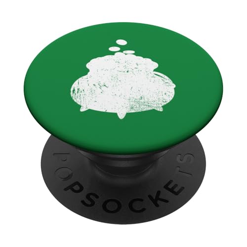 Glücklicher irischer Goldtopf am St. Patrick's Day PopSockets Klebender PopGrip Glücklicher irischer Goldtopf am St. Patrick's Day PopSockets Klebender PopGrip von Funny Saint Patrick's Day Apparel