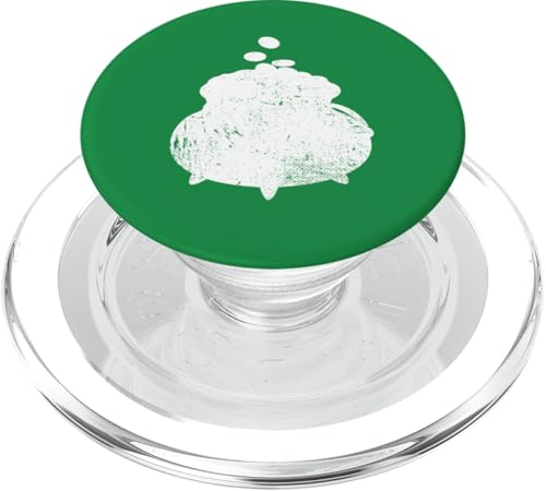 Glücklicher irischer Goldtopf am St. Patrick's Day PopSockets PopGrip für MagSafe Glücklicher irischer Goldtopf am St. Patrick's Day PopSockets PopGrip für MagSafe von Funny Saint Patrick's Day Apparel