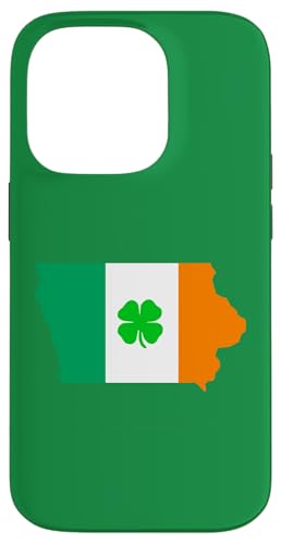 Iowa Staatskarte Irische Flagge St. Patrick's Day Hülle für iPhone 14 Pro Iowa Staatskarte Irische Flagge St. Patrick's Day Hülle für iPhone 14 Pro von Funny Saint Patrick's Day Apparel