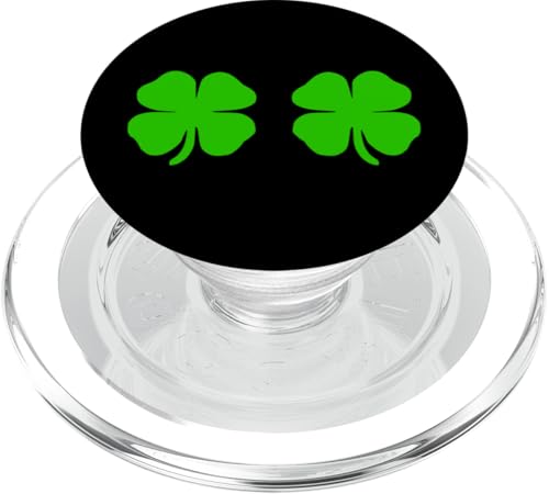 Lucky Irish Four Leaf Clover BH St. Patrick's Day PopSockets PopGrip für MagSafe Lucky Irish Four Leaf Clover BH St. Patrick's Day PopSockets PopGrip für MagSafe von Funny Saint Patrick's Day Apparel