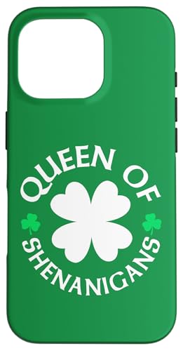 Queen of Shenanigans Funny St. Patrick's Day Hülle für iPhone 16 Pro Queen of Shenanigans Funny St. Patrick's Day Hülle für iPhone 16 Pro von Funny Saint Patrick's Day Apparel