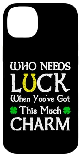 Wer braucht Glück, wenn du so viel Charme hast, lustig Hülle für iPhone 14 Plus Wer braucht Glück, wenn du so viel Charme hast, lustig Hülle für iPhone 14 Plus von Funny Saint Patrick's Day Apparel