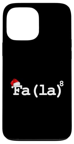FA (LA)8 Lustiger Weihnachtsmann Fa La Mathematiklehrer Hülle für iPhone 13 Pro Max von Funny Santa Christmas Gifts