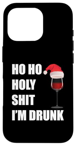 Ho Ho Holy Shits I'm Drunk Wine Weihnachtsmann Herren Damen Hülle für iPhone 16 Pro Ho Ho Holy Shits I'm Drunk Wine Weihnachtsmann Herren Damen Hülle für iPhone 16 Pro von Funny Santa Christmas Gifts