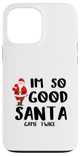 "I'm So Good Santa Came Twice" Weihnachtspyjama, lustige Geschenke Hülle für iPhone 13 Pro Max "I'm So Good Santa Came Twice" Weihnachtspyjama, lustige Geschenke Hülle für iPhone 13 Pro Max von Funny Santa Christmas Gifts