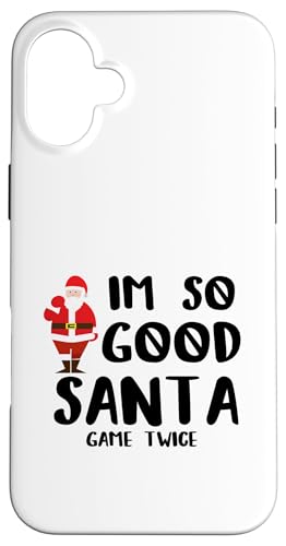 "I'm So Good Santa Came Twice" Weihnachtspyjama, lustige Geschenke Hülle für iPhone 16 Plus "I'm So Good Santa Came Twice" Weihnachtspyjama, lustige Geschenke Hülle für iPhone 16 Plus von Funny Santa Christmas Gifts