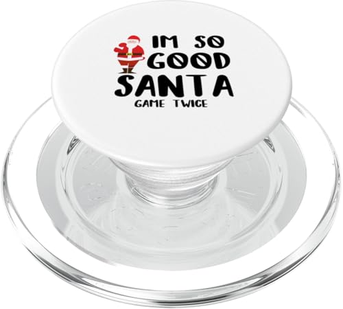 "I'm So Good Santa Came Twice" Weihnachtspyjama, lustige Geschenke PopSockets PopGrip für MagSafe "I'm So Good Santa Came Twice" Weihnachtspyjama, lustige Geschenke PopSockets PopGrip für MagSafe von Funny Santa Christmas Gifts