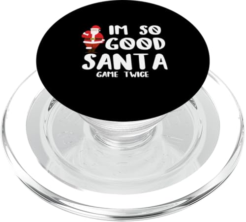"I'm So Good Santa Came Twice" Weihnachtspyjama, lustige Geschenke PopSockets PopGrip für MagSafe "I'm So Good Santa Came Twice" Weihnachtspyjama, lustige Geschenke PopSockets PopGrip für MagSafe von Funny Santa Christmas Gifts