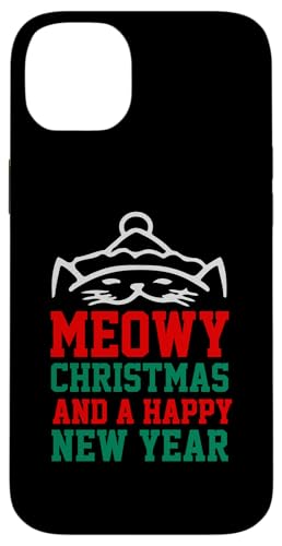 Katzenliebhaber Weihnachten Neuheit Geschenke Rundhalsausschnitt Männer Frauen Hülle für iPhone 14 Plus Katzenliebhaber Weihnachten Neuheit Geschenke Rundhalsausschnitt Männer Frauen Hülle für iPhone 14 Plus von Funny Santa Christmas Gifts