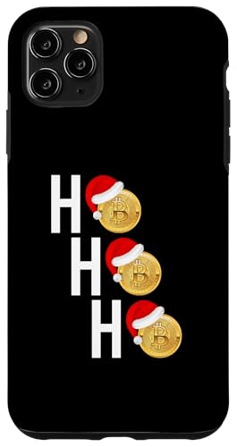 Lustige Kryptowährung Bitcoin Weihnachten Krypto Santa Cap Ho Hülle für iPhone 11 Pro Max von Funny Santa Christmas Gifts