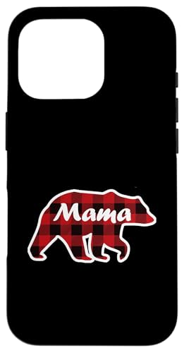 Mama-Bär | Herren rot kariert Weihnachten Familie Punjabi Papa Geschenke Hülle für iPhone 16 Pro Mama-Bär | Herren rot kariert Weihnachten Familie Punjabi Papa Geschenke Hülle für iPhone 16 Pro von Funny Santa Christmas Gifts