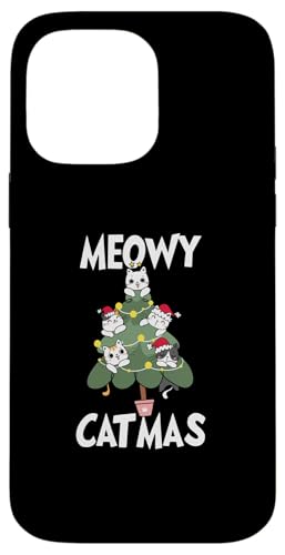 Meowy Catmas Katzen-Weihnachtsbaum, für Mädchen und Jungen, lustiger Weihnachtsmann Hülle für iPhone 14 Pro Max Meowy Catmas Katzen-Weihnachtsbaum, für Mädchen und Jungen, lustiger Weihnachtsmann Hülle für iPhone 14 Pro Max von Funny Santa Christmas Gifts