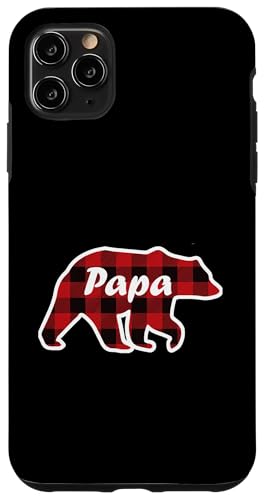 PAPA BEAR | Herren rot kariert Weihnachten Familie Punjabi Papa Geschenke Hülle für iPhone 11 Pro Max PAPA BEAR | Herren rot kariert Weihnachten Familie Punjabi Papa Geschenke Hülle für iPhone 11 Pro Max von Funny Santa Christmas Gifts