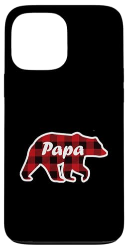 PAPA BEAR | Herren rot kariert Weihnachten Familie Punjabi Papa Geschenke Hülle für iPhone 13 Pro Max PAPA BEAR | Herren rot kariert Weihnachten Familie Punjabi Papa Geschenke Hülle für iPhone 13 Pro Max von Funny Santa Christmas Gifts