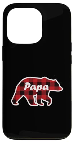 PAPA BEAR | Herren rot kariert Weihnachten Familie Punjabi Papa Geschenke Hülle für iPhone 13 Pro PAPA BEAR | Herren rot kariert Weihnachten Familie Punjabi Papa Geschenke Hülle für iPhone 13 Pro von Funny Santa Christmas Gifts
