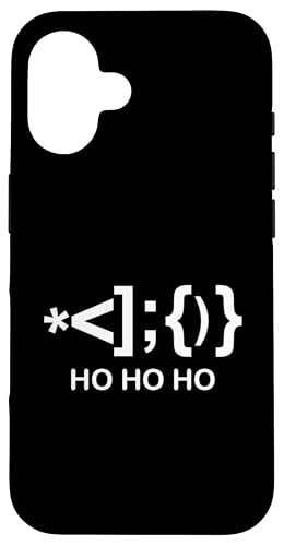 Santa Face Keyboard Symbole HO HO HO Funny Christmas Hülle für iPhone 16 Santa Face Keyboard Symbole HO HO HO Funny Christmas Hülle für iPhone 16 von Funny Santa Christmas Gifts