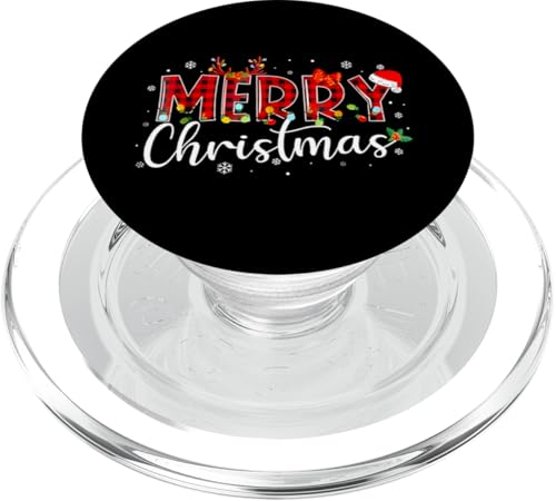 Weihnachts-Pyjama mit Büffelmotiv, kariert, rote Weihnachtsmütze PopSockets PopGrip für MagSafe Weihnachts-Pyjama mit Büffelmotiv, kariert, rote Weihnachtsmütze PopSockets PopGrip für MagSafe von Funny Santa Christmas Gifts