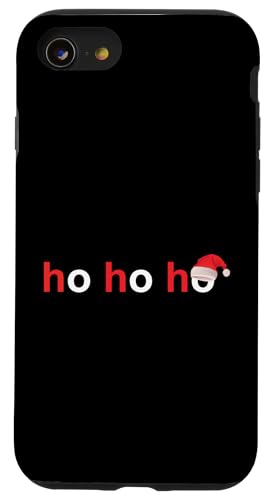 Weihnachtshemd für Herren, Damen und Kinder, Weihnachtsgeschenke Idea Ho Ho Ho Hülle für iPhone SE (2020) / 7 / 8 von Funny Santa Christmas Gifts