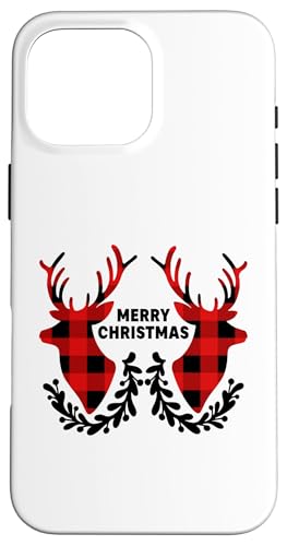 Red Plaid Merry Christmas Letter Rentier Schneeflocke Büffel Hülle für iPhone 16 Pro Max Red Plaid Merry Christmas Letter Rentier Schneeflocke Büffel Hülle für iPhone 16 Pro Max von Funny Santa Christmas Pajama Gifts
