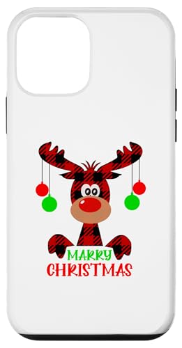 Red Plaid Merry Christmas Light Rentier Schneeflocke Büffel Hülle für iPhone 12 mini Red Plaid Merry Christmas Light Rentier Schneeflocke Büffel Hülle für iPhone 12 mini von Funny Santa Christmas Pajama Gifts