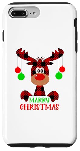 Red Plaid Merry Christmas Light Rentier Schneeflocke Büffel Hülle für iPhone 7 Plus/8 Plus Red Plaid Merry Christmas Light Rentier Schneeflocke Büffel Hülle für iPhone 7 Plus/8 Plus von Funny Santa Christmas Pajama Gifts