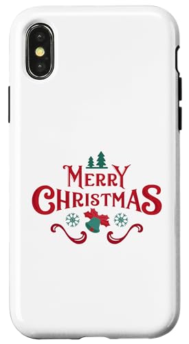 Weihnachtsmütze mit Weihnachtsmotiv von Buffalo Tree & Bell Hülle für iPhone X/XS Weihnachtsmütze mit Weihnachtsmotiv von Buffalo Tree & Bell Hülle für iPhone X/XS von Funny Santa Christmas Pajama Gifts