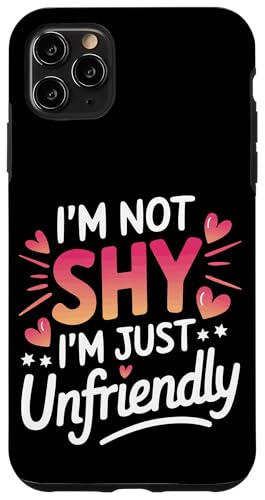 Sarkastisch Ich bin nicht schüchtern Ich bin nur unfreundlich Hülle für iPhone 11 Pro Max Sarkastisch Ich bin nicht schüchtern Ich bin nur unfreundlich Hülle für iPhone 11 Pro Max von Funny Sarcasm Sarcastic Humor Irony