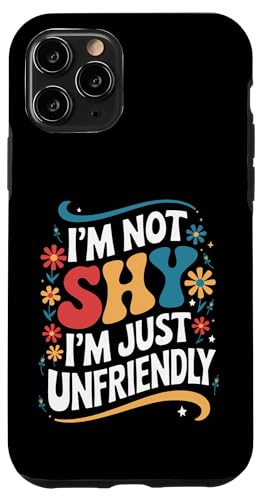 Sarkastisch Ich bin nicht schüchtern Ich bin nur unfreundlich Hülle für iPhone 11 Pro Sarkastisch Ich bin nicht schüchtern Ich bin nur unfreundlich Hülle für iPhone 11 Pro von Funny Sarcasm Sarcastic Humor Irony