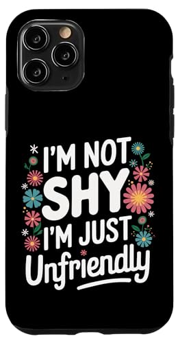 Sarkastisch Ich bin nicht schüchtern Ich bin nur unfreundlich Hülle für iPhone 11 Pro Sarkastisch Ich bin nicht schüchtern Ich bin nur unfreundlich Hülle für iPhone 11 Pro von Funny Sarcasm Sarcastic Humor Irony
